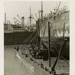 Salvage of SS Great Britain in Falkland Islands, 1970