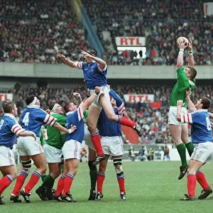 Victor Costello Wins Line-Out
