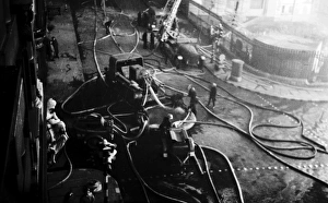 Blitz in London -- Queen Victoria Street and Thames Street