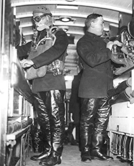Firefighters in Emergency Tender, Southwark HQ