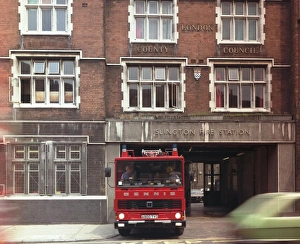 GLC-LFB Islington fire station, Upper Street