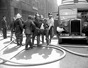 LCC-LFB fatal warehouse fire, Langley Street WC2