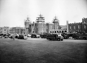 LCC-LFB Major fire, Royal Military Academy, SE18