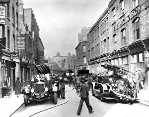 LCC-LFB four pump fire and a typical street scene