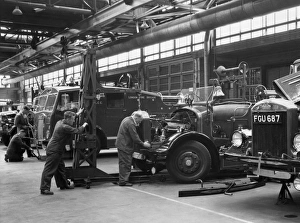 London Fire Brigade Headquarters appliance bay