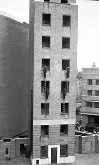 Two man hook ladders drills at Lambeth HQ