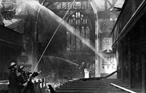 Blitz in London -- Holy Trinity Church, Hounslow, WW2