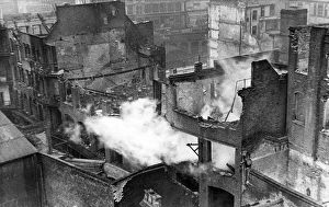 Blitz in London -- Turnmill Street, Clerkenwell, WW2