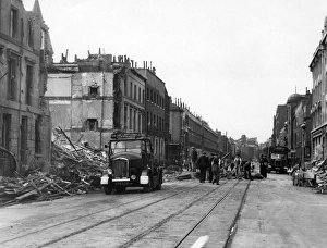 Blitz in London -- Vauxhall Bridge Road, WW2