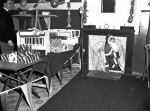 Father Christmas arriving, Soho Fire Station, London