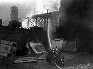 Fire at 13 Essex Road, Islington Green, N1