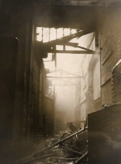 Fire at the Theatre Royal, Drury Lane, London - Behind Stage Fire at the Theatre Royal, Drury Lane, London - Behind Stage