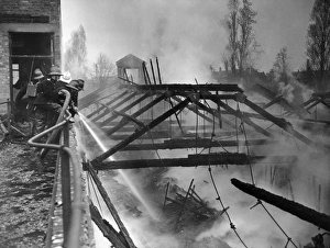 Firefighters at Wansdown Place, London SW6