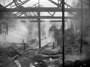 Firefighters at Wansdown Place, London SW6