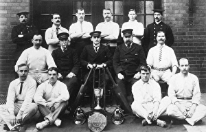 Group photo, LFB cricket team, District B