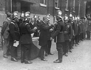 Presentation of long service medals, Southwark HQ