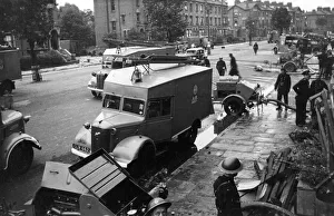 Salvage operation, Petherton Road, London, WW2
