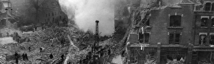 Scene in Goodwood Road, New Cross, WW2 Scene in Goodwood Road, New Cross, WW2