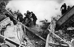 Scene in Goodwood Road, New Cross, WW2 Scene in Goodwood Road, New Cross, WW2