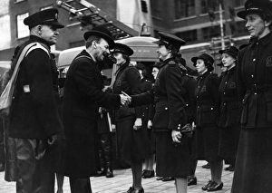 Visit to LFB by Mr Attlee, Lord Privy Seal, WW2 Visit to LFB by Mr Attlee, Lord Privy Seal, WW2