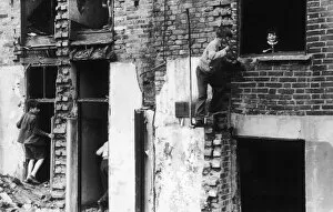Bomb site in Bermondsey, London